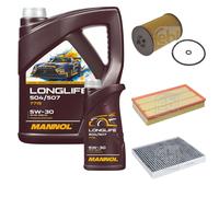 FEBI BILSTEIN Controllo Set 6L MANNOL LONGLIFE 504/507 5W-30 Per VW Passat