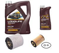 FEBI BILSTEIN Controllo set 6L MANNOL Longlife 504/507 5W-30 per VW Polo