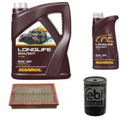 FEBI BILSTEIN Controllo Set 6L MANNOL LONGLIFE 504/507 5W-30 Per VW Sharan