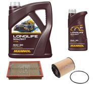 FEBI BILSTEIN Controllo Set 6L MANNOL LONGLIFE 504/507 5W-30 Per VW Sharan