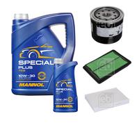 FEBI BILSTEIN Controllo Set 6L MANNOL Special Plus 10W-30 Per Nissan Qashqai