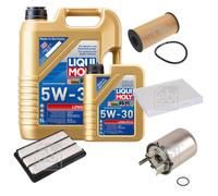 Febi BILSTEIN Controllo Set 6L Motore Liqui Moly 5W30 Longlife3 per Nissan