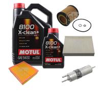 FEBI BILSTEIN Controllo Set 6L Motul 8100 X-Clean+ 5W30 Per BMW 3er Touring