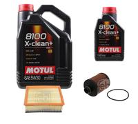 FEBI BILSTEIN Controllo Set 6L Motul 8100 X-Clean+ 5W30 Per Fiat Linea 323