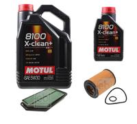 FEBI BILSTEIN Controllo Set 6L Motul 8100 X-CLEAN+ 5W30 Per Honda Civic VIII