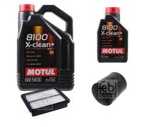 FEBI BILSTEIN Controllo Set 6L Motul 8100 X-Clean+ 5W30 Per Mazda CX-3 DK