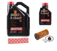 FEBI BILSTEIN Controllo Set 6L Motul 8100 X-CLEAN+ 5W30 Per MINI Mini