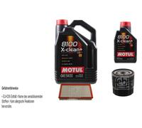 FEBI BILSTEIN Controllo Set 6L Motul 8100 X-CLEAN+ 5W30 Per Opel Vectra A CC