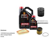 FEBI BILSTEIN Controllo Set 6L Motul 8100 X-CLEAN+ 5W30 Per Peugeot 306 7B