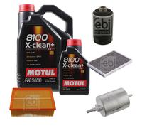 FEBI BILSTEIN Controllo Set 6L Motul 8100 X-Clean+ 5W30 Per Seat Exeo ST 3R5