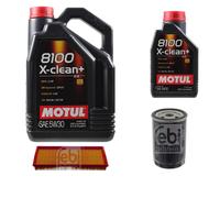 FEBI BILSTEIN Controllo Set 6L Motul 8100 X-Clean+ 5W30 Per VW Golf II 19E