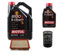 FEBI BILSTEIN Controllo Set 6L Motul 8100 X-Clean+ 5W30 Per VW Golf III 1H1