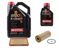 FEBI BILSTEIN Controllo Set 6L Motul 8100 X-Clean+ 5W30 Per VW Golf IV