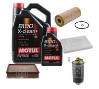 FEBI BILSTEIN Controllo Set 6L Motul 8100 X-Clean+ 5W30 Per VW Passat