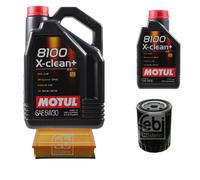 FEBI BILSTEIN Controllo Set 6L Motul 8100 X-Clean+ 5W30 Per VW Transporter