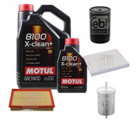 FEBI BILSTEIN Controllo Set 6L Motul 8100 X-Clean+ 5W30 Per VW Transporter V
