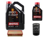 FEBI BILSTEIN Controllo Set 6L Motul 8100 X-Clean+ 5W30 Per VW Transporter V