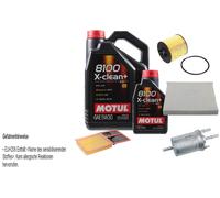 Febi BILSTEIN Controllo Set 6L Motul 8100 x-Pulire+5W30 per Seat Ibizaiv