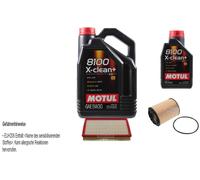 FEBI BILSTEIN Controllo set 6L Motul 8100 X-pulire+ 5W30 per VW Passat