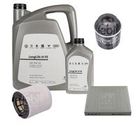 FEBI BILSTEIN Controllo Set 6L VW 0W30 LONGLIFE III Per Audi A1 8X1 8XK 1.2
