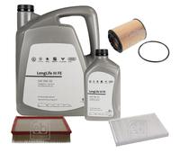 FEBI BILSTEIN Controllo set 6L VW 0W30 Longlife III per Passat Variant 3B 6