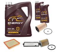 FEBI BILSTEIN Controllo Set 7 L MANNOL 5W-30 per Saab 9-3 2.2 TiD