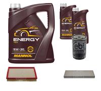 FEBI BILSTEIN Controllo Set 7 L MANNOL Energy 5W-30 per Audi 80 2.0 E 1.6e
