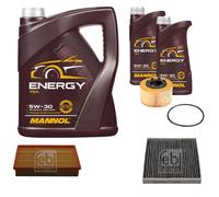 FEBI BILSTEIN Controllo Set 7 L MANNOL Energy 5W-30 per Ford Transit Kasten