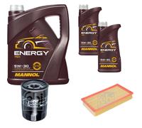 FEBI BILSTEIN Controllo Set 7 L MANNOL Energy 5W-30 per Jaguar S-Type 4.2 V8