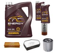FEBI BILSTEIN Controllo Set 7 L MANNOL Energy 5W-30 per Mercedes E-Klasse W210