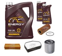FEBI BILSTEIN Controllo Set 7 L MANNOL Energy 5W-30 per Mercedes E-Klasse W210