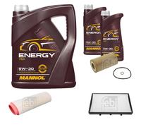FEBI BILSTEIN Controllo Set 7 L MANNOL Energy 5W-30 per Rover 75 2.0 CDT
