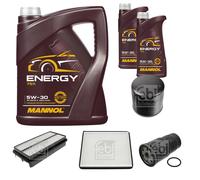 FEBI BILSTEIN Controllo Set 7 L MANNOL Energy 5W-30 per Toyota RAV 4 II 2.0 D