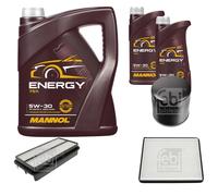 FEBI BILSTEIN Controllo Set 7 L MANNOL Energy 5W-30 per Toyota RAV 4 II 2.0 D
