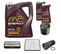 FEBI BILSTEIN Controllo Set 7 L MANNOL Energy 5W-30 per Toyota RAV 4 II 2.0 D
