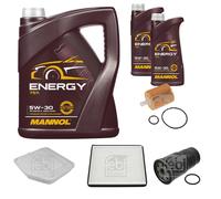 FEBI BILSTEIN Controllo Set 7 L MANNOL Energy 5W-30 per Toyota RAV 4 III 2.2