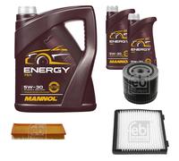 FEBI BILSTEIN Controllo Set 7 L MANNOL Energy 5W-30 per Volvo V40