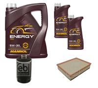 FEBI BILSTEIN Controllo Set 7 L MANNOL Energy 5W-30 per VW Amarok 2.0 TSI