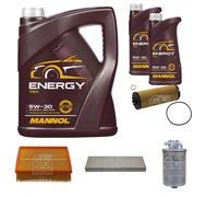 FEBI BILSTEIN Controllo Set 7 L MANNOL Energy 5W-30 per VW Passat Variant 2.5