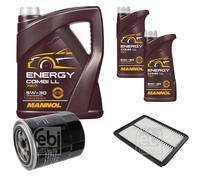 FEBI BILSTEIN Controllo Set 7 L MANNOL Energy Combi LL 5W-30 per KIA Sorento