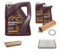 FEBI BILSTEIN Controllo Set 7 L MANNOL Energy Combi LL 5W-30 per Mercedes