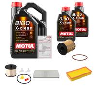 FEBI BILSTEIN Controllo Set 7 L MOTUL 8100 X-CLEAN 5W-40 Per Lancia Phedra