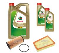 Febi BILSTEIN Controllo Set 7L castrol edge 5W-30 M. per Renault Scénic