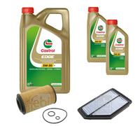 FEBI BILSTEIN Controllo Set 7L CASTROL EDGE 5W-30 Per Honda CR-V III RE
