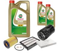 FEBI BILSTEIN Controllo Set 7L CASTROL EDGE 5W-30 Per Hyundai Santa Fé II