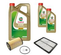 FEBI BILSTEIN Controllo Set 7L CASTROL EDGE 5W-30 Per KIA Sorento I JC 3.3