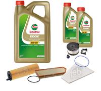 FEBI BILSTEIN Controllo Set 7L CASTROL EDGE 5W-30 Per Mercedes-Benz