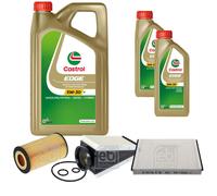 FEBI BILSTEIN Controllo Set 7L CASTROL EDGE 5W-30 Per Mercedes-Benz