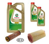 FEBI BILSTEIN Controllo Set 7L CASTROL EDGE 5W-30 Per Mercedes-Benz