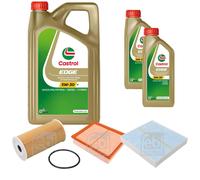 FEBI BILSTEIN Controllo Set 7L CASTROL EDGE 5W-30 Per Nissan NP300 Navara